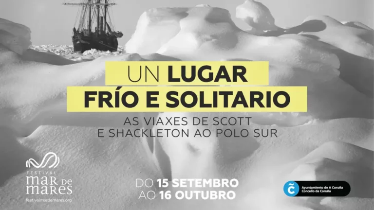 A expedicións de Scott & Shackleton na Antártida de hai un século, na Coruña