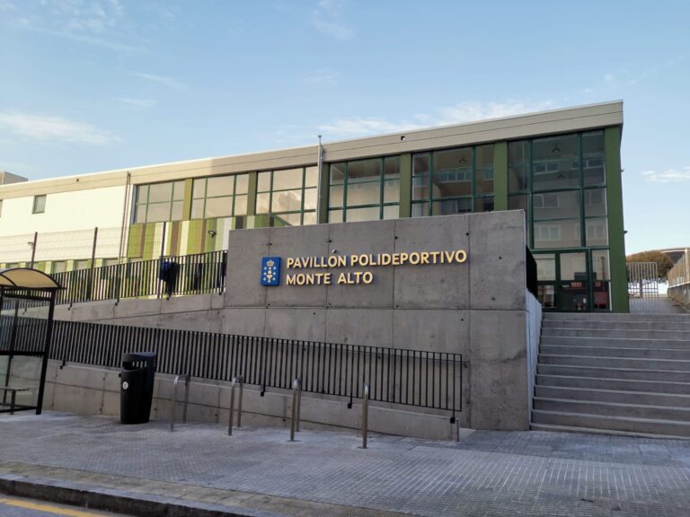 Terminan as obras de mellora do pavillón de Monte Alto, na Coruña, onde se retoman as competicións esta fin de semana