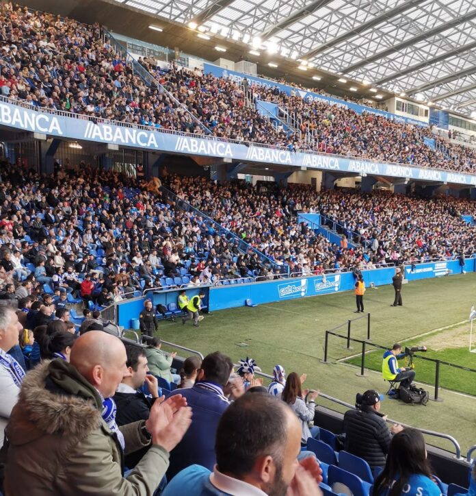 Ambientazo en Riazor