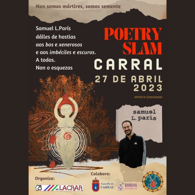 O Poetry Slam Carral 2023 segue buscando finalistas