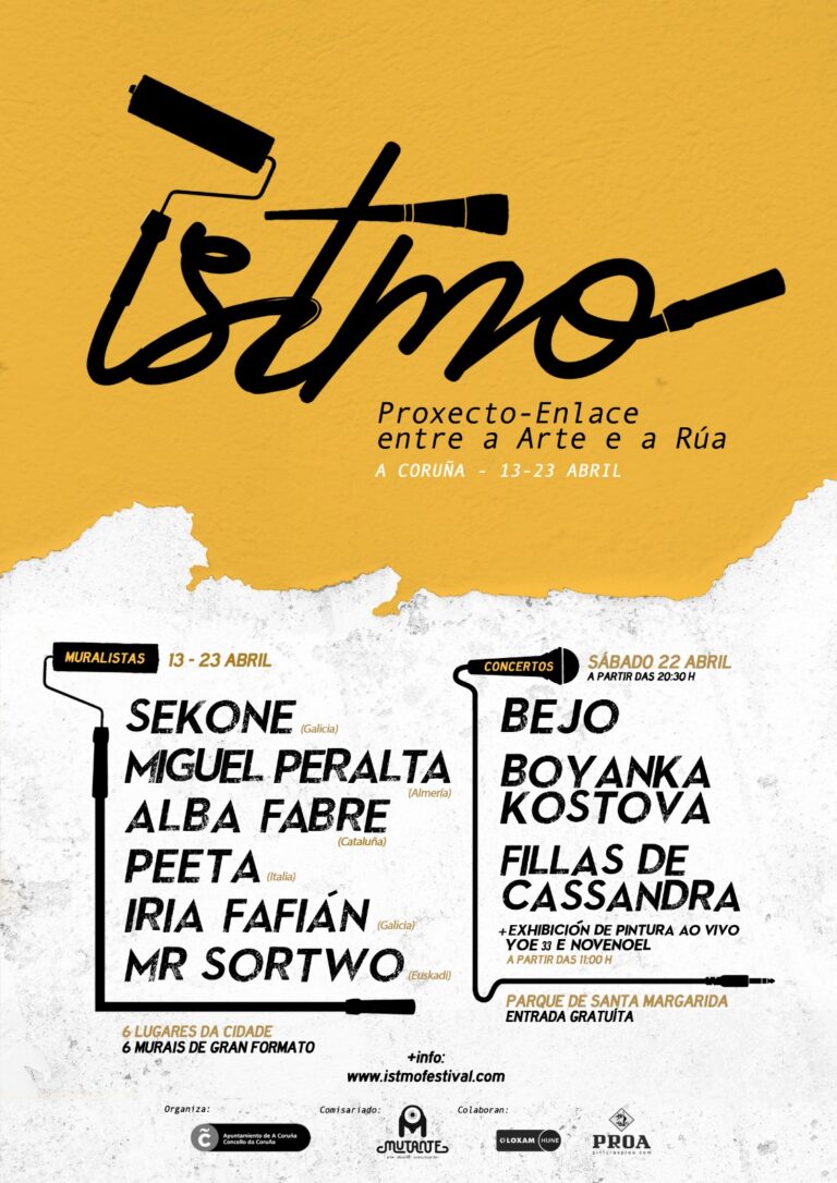 O festival Istmo para colocar A Coruña no panorama da arte urbana